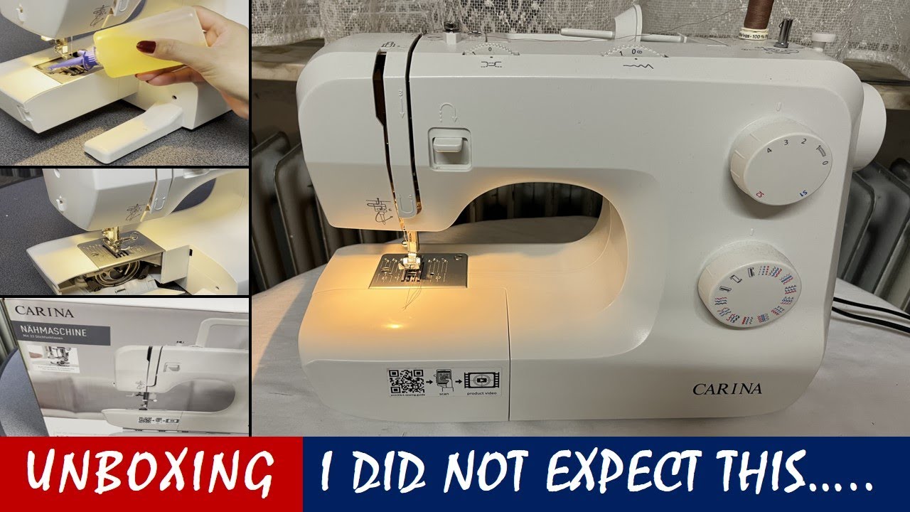 Excited To Unboxing Latest CARINA Sewing Machine Full Review/setting