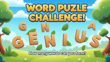 Word Puzzle Challenge – How Many Words Can You Find? 🧠