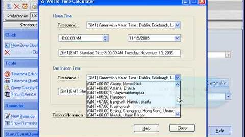 Timezone Expert:how to use worldtime calculator
