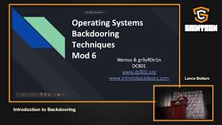 SAINTCON 2018 - Lance Buttars - Introduction to Backdooring 2
