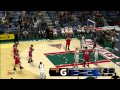 NBA 2k14 Bucks Vs Wizards Association Mode Cpu Gameplay 