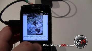 A quick look at the BlackBerry Pearl 9100/9105 in action from WES 2010