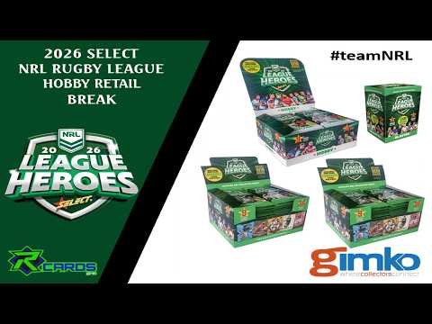 #2517 NRL Rugby 2026 Select League Heroes Hobby Retail - Live Card Box Break (11/03/2026)