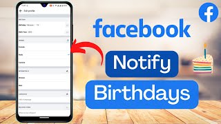 How To Enable My Birthday Facebook Notification !!