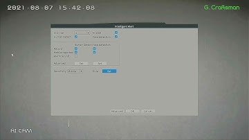 G.Craftsman XMEYE NVR Operation Video 04 INTELLIGENT SETTINGS & FACE RECOGNITION DETECTION