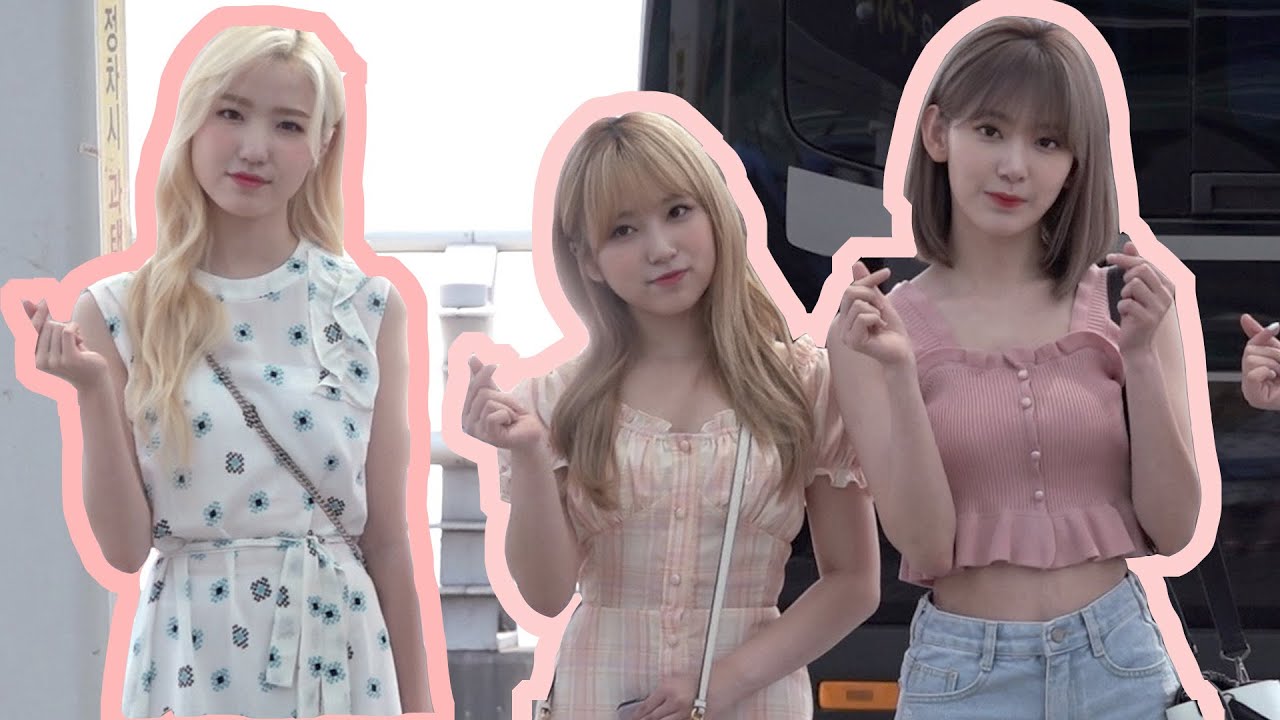 完璧に韓国式ミニハート熟知した日本メンバー @IZ*ONE(アイズワン) 空港
