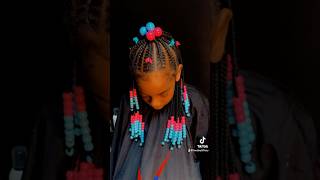 #kidsbraids #braidsandbeads #cornrows