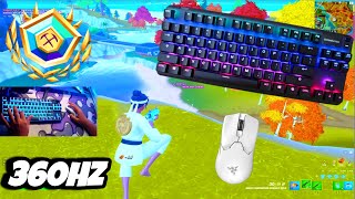 Apex Pro TKL ASMR🤩 Unreal Ranked 💰 Satisfying Keyboard Fortnite 360 FPS Smooth 4K