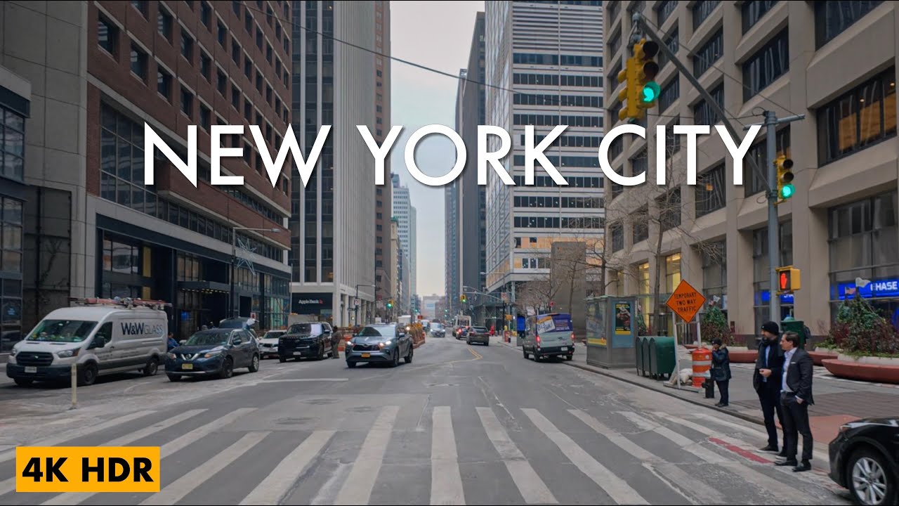 NYC 4K Drive| Upper East Side to Financial District (Jan 2026)
