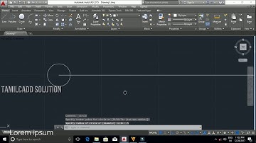 AutoCAD Modify Tool - Move, Copy, Stretch -- Tamil