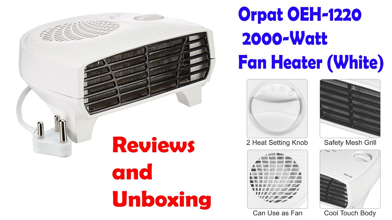 Orpat Fan Heater - YouTube