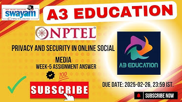 NPTEL Privacy and Security in Online Social Media Week 5 Assignment 5 Answers Solution | 2025 - Jan