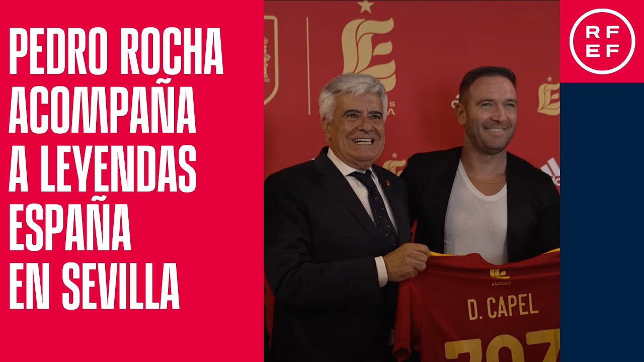 Pedro Rocha acompaña a Leyendas España en Sevilla - YouTube