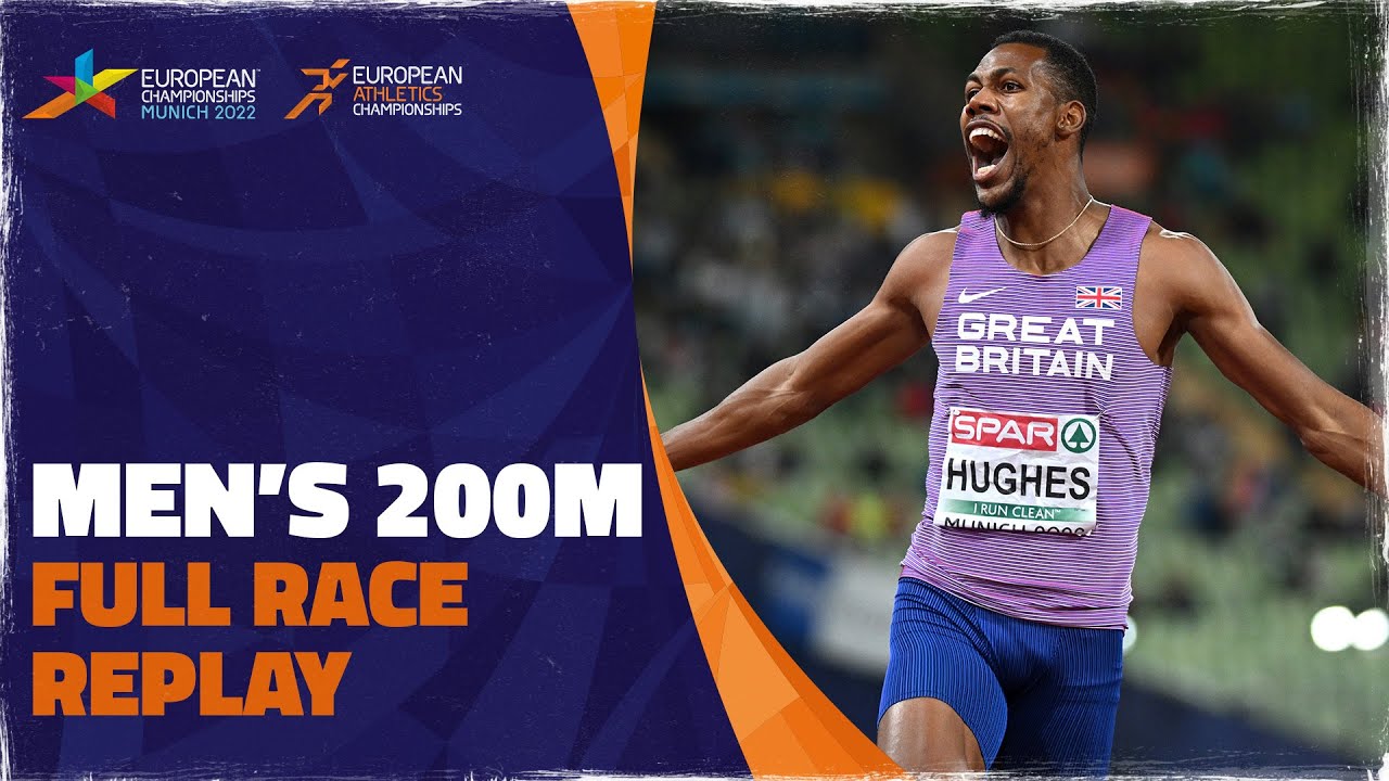 Men's 200m Final Munich 2022 Zharnel Hughes YouTube
