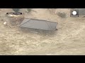 100,000 evacuated: Houses violently swept away in raging floodwaters, Japan