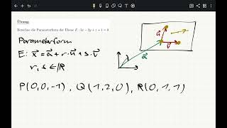 Vektoren: Aufgabe zu Ebene in Koordinatengleichung in Parameterform umwandeln
