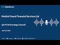 Motilal oswal financial services ltd q4 fy202324 earnings conference call