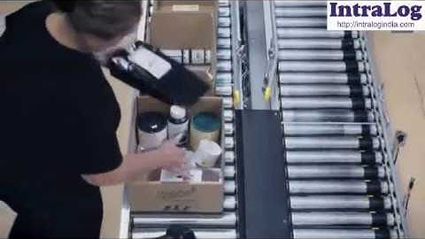 Multi Mixed Case Order Picking Small parts With Flow Racks Put-To-Light