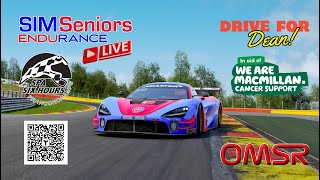 Drive for Dean Charity Race | 6hrs Spa | ACC | OMSR |