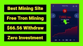 Free $66.75 Tron Payment Proof || Best Free Cloud Mining Website || Free Tron Mining Website 2023