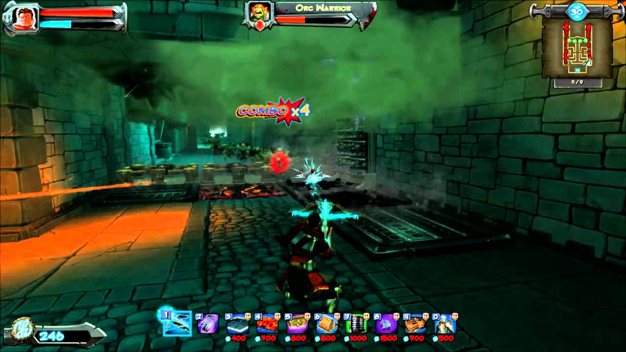 Orcs Must Die! 07 Twin Halls Warmage Highscore and 5 skull guide by Fryedegg (Walkthrough/Commentary