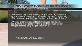 How UW-Eau Claire's COVID-19 response compares to UW-La Crosse, Madison