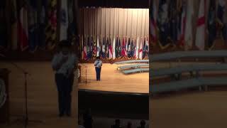 Camryn Jackson , National Anthem, JROTC Veterans Day