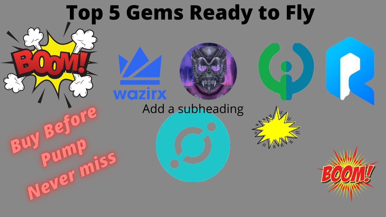 Top 5 Gems Ready to Fly | Must Buy Before Pump |