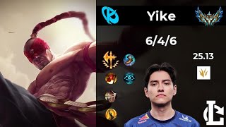 Lee Sin JUNGLE - KC Yike | Patch 25.13 EUW Challenger