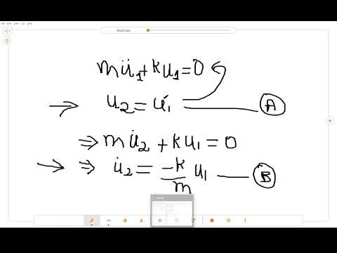 Numerical Solution of Undamped Free Vibration System in Octave Matlab  Structural Dynamics