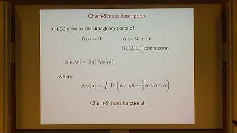 Prof. Kirill Krasnov | Connection 3D gravity and its 6D interpretation