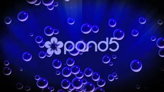 Blue Bubbles Animated Background