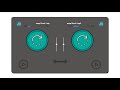 Create a dj application with html, css and javascript