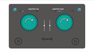Create a dj application with html, css and javascript screenshot 5