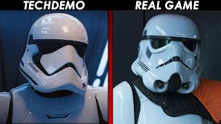 CRAZY DETAILS! | RTX Demo (2018) vs. STAR WARS Outlaws (Secret MAX Preset)