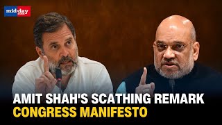 Lok Sabha Elections 2024: Amit Shah Slams Rahul Gandhi, Criticises Congress Manifesto