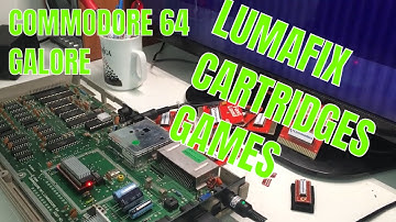 LumaFix Combo chips games cartridges awesome Commodore 64 hardware test and review