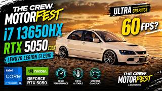 Lenovo Legion 5i E9ID Core i7 13650HX + RTX 5050 8GB 115W – The Crew Motorfest Ultra Settings!