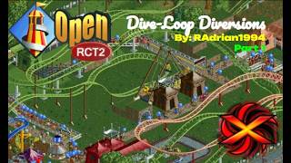 OpenRCT2 - Dive-Loop Diversions by RAdrian1994 (Part 1) screenshot 5