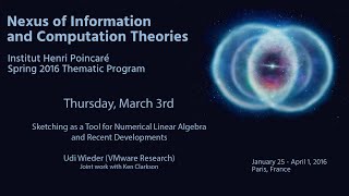 Sketching as a Tool for Numerical Linear Algebra and Recent Developments