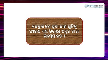 Class 4 Open Office Writer 3 - Learn computers - Computer Education Online & Free (In Oriya)