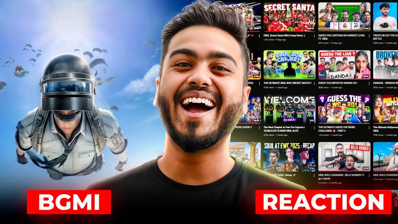 REACTION + BGMI | 8bitMAMBA is live