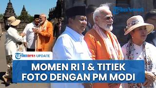 The Moment Prabowo Whispers to Titiek Soeharto, Here Are Portraits of the Two With PM Narendra Modi screenshot 5