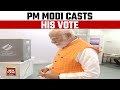 Lok sabha election pm modi casts his vote in ahmedabad  india today news