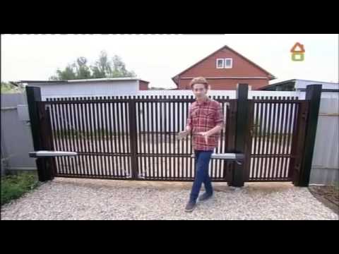 «Дачный ответ» на НТВ выбирает автоматику для ворот «Nice» и ворота "Алютех"