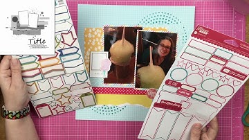 Scrapbook Process: Sweet Fun // Follow a Sketch Friday