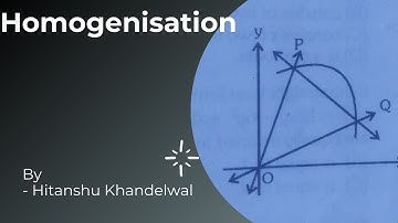 Homogenisation Made Easy | Straight Lines | Class 11 | IIT/JEE