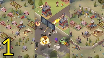 Survivor Base - Zombie Siege Gameplay Walkthrough Part 1 (Android) #gamingvideos