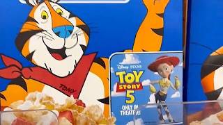 Kelloggs Brings Back Cereal Box Toy Prizes - Toy Story 5 Collector Spoons!