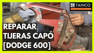 🚛 Cómo REPARAR PASADORES TIJERAS CAPO [DODGE 600] 💥 HOW TO REPAIR BONNET SCISSOR PINS